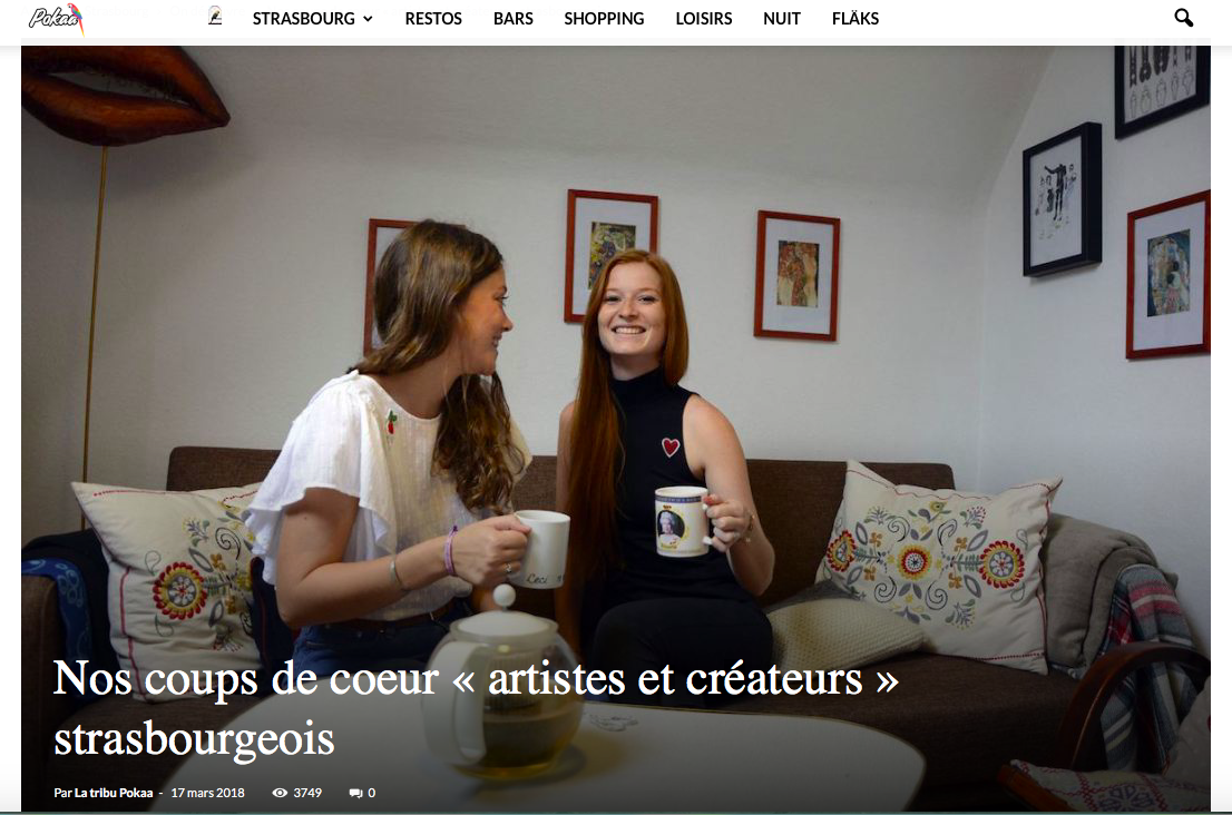 Les arts domestiques sur pokaa broderie Strasbourg