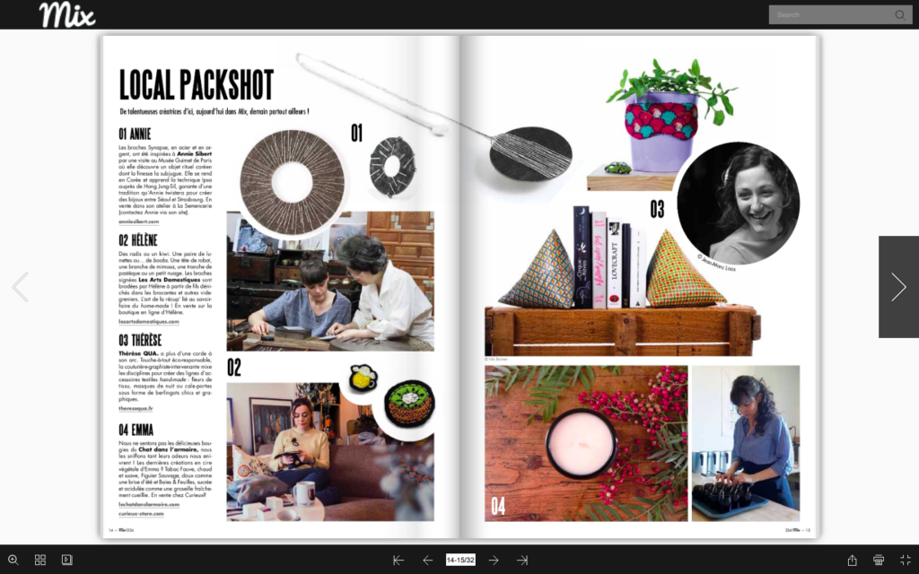 Les arts domestiques Mix magazine