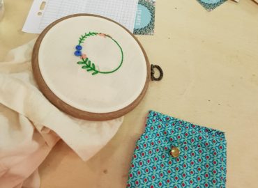 couronne de fleurs les arts domestiques