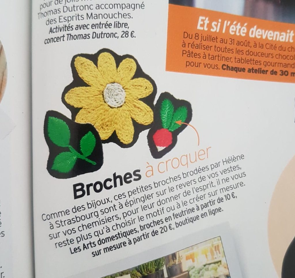 Les Arts Domestiques broderie Strasbourg