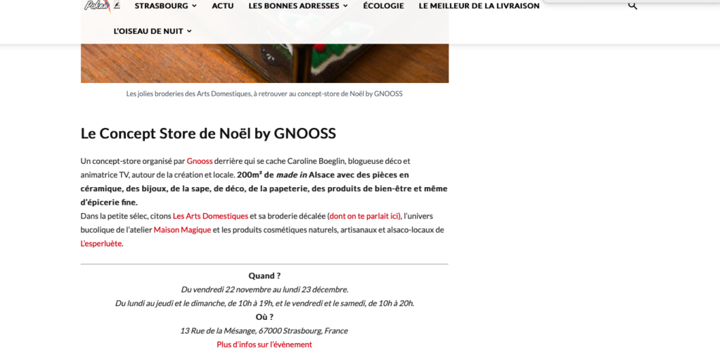 Noël Autrement Strasbourg