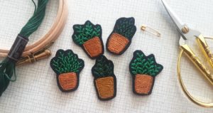 Atelier broche plante @ Little Nuage