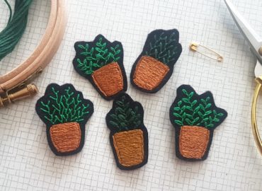 Atelier broche plante