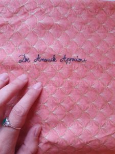 Broderie sur mesure